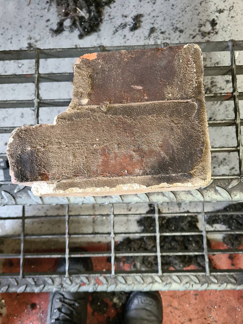 Ice Blast Cleaning Brickwork Before